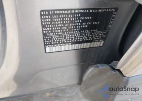 2023 Volkswagen Taos 1.5T S z USA, uszkodzony, nr VIN 3VVCX7B28PM367835